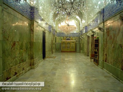 راهروهای داخل حرم امام حسین ع